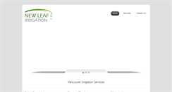 Desktop Screenshot of newleafirrigation.com